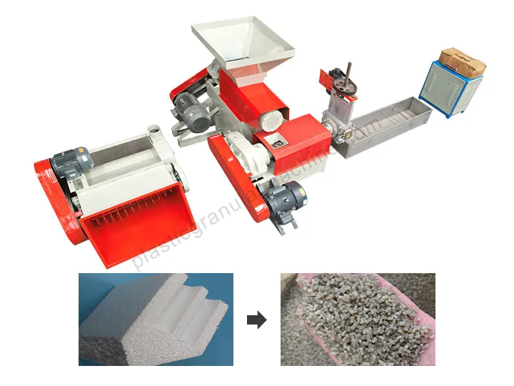 Máquina de reciclagem de EPS | Reciclagem de Poliestireno Expandido