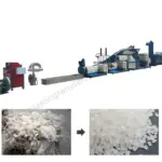 pe film recycling machine