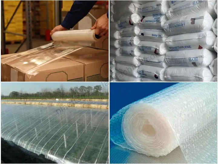 plastic film recycling raw materials