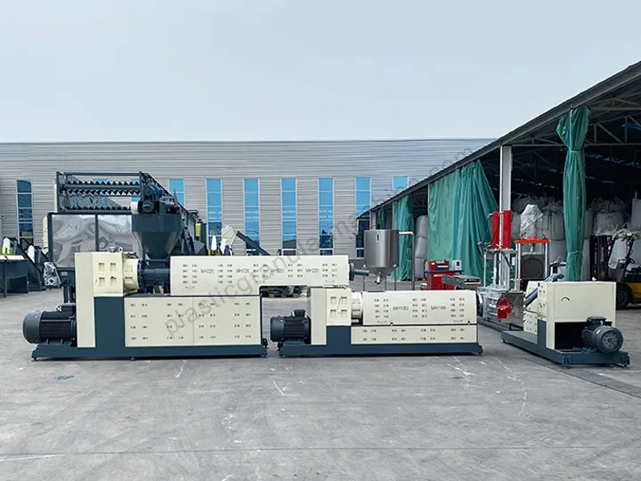 plastic granules making machine