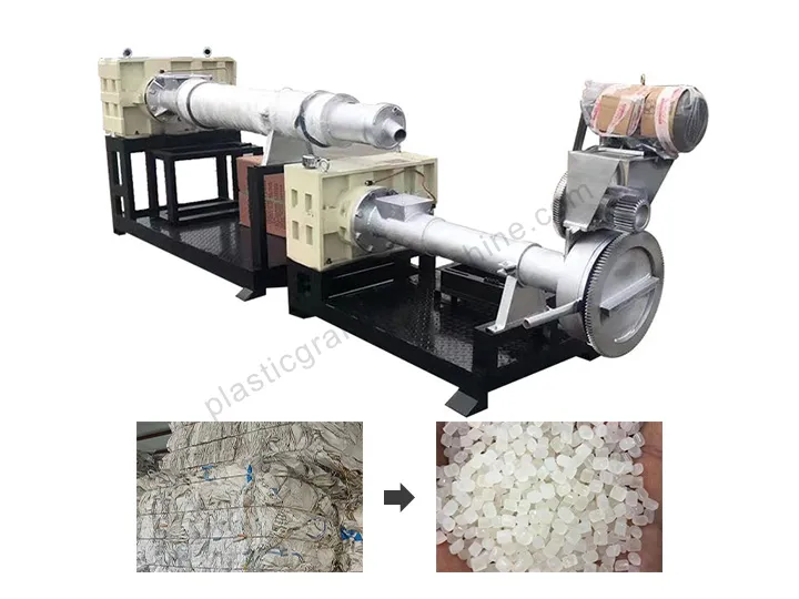 Ligne de granulation de plastique pour le recyclage du PP LDPE HDPE