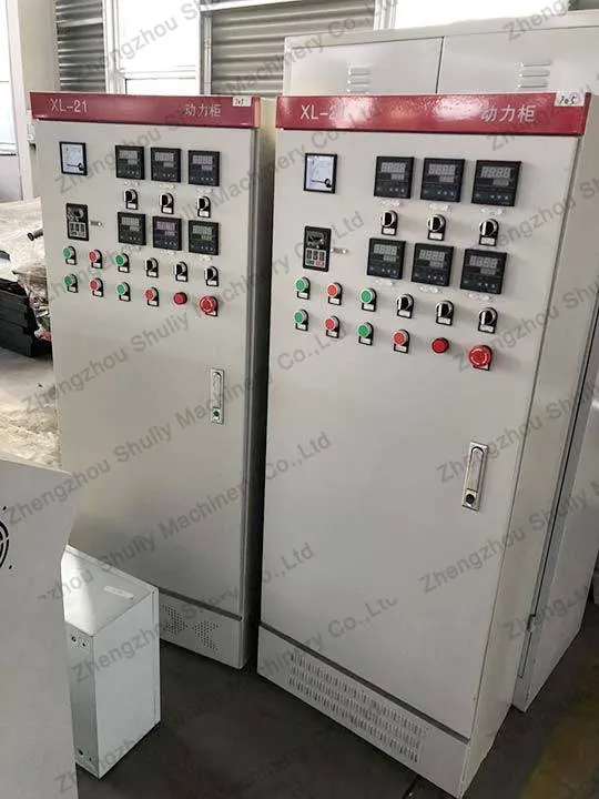 Electric control cabinets for plastic recycling pellet machine