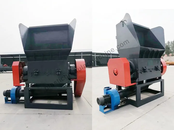 Plastic crushing machine