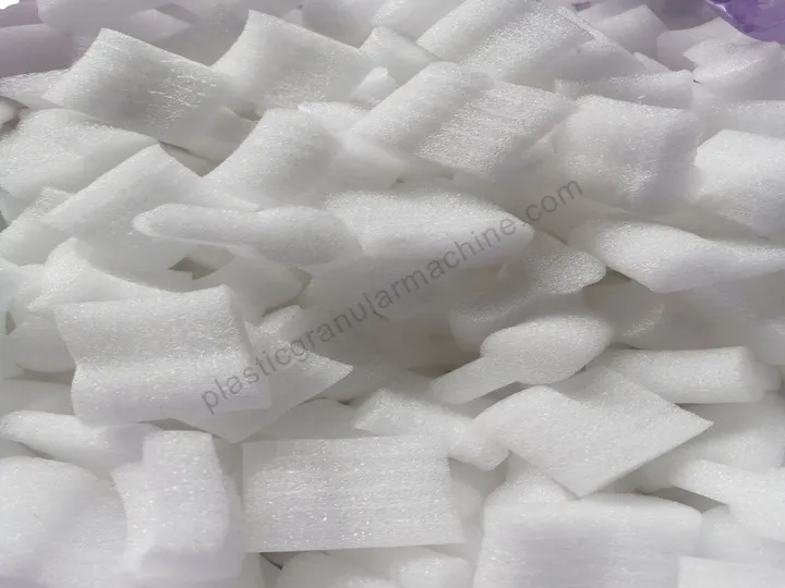 Styrofoam packing peanuts