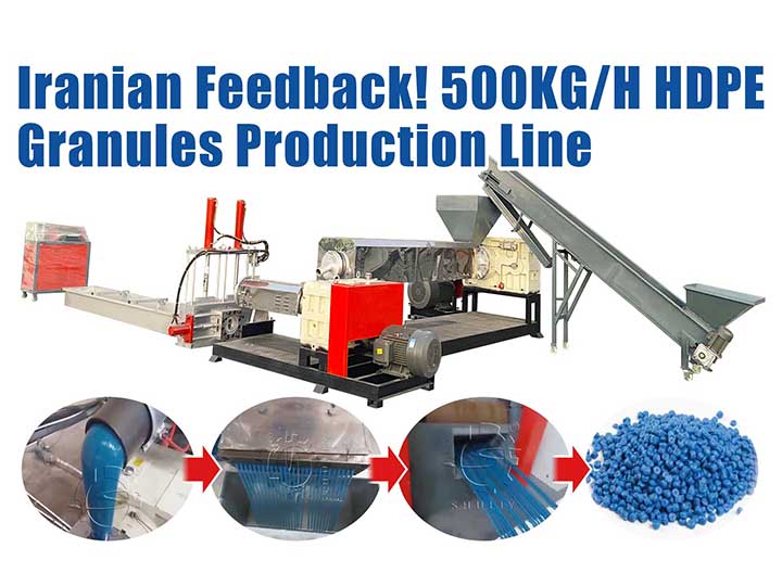 HDPE-Recyclingmaschine