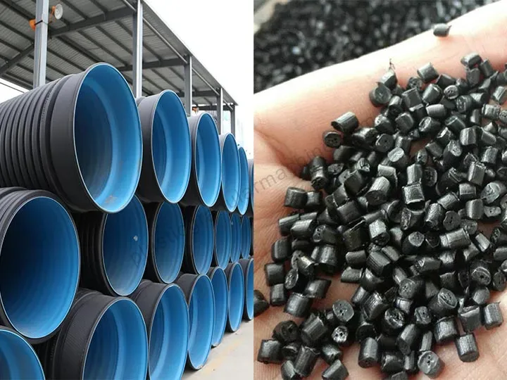 HDPE pipes and granule