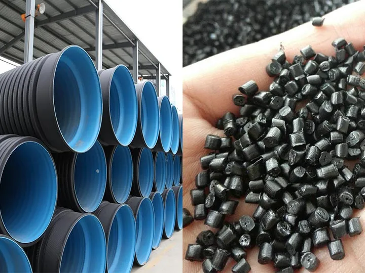 Hdpe pipes and granules