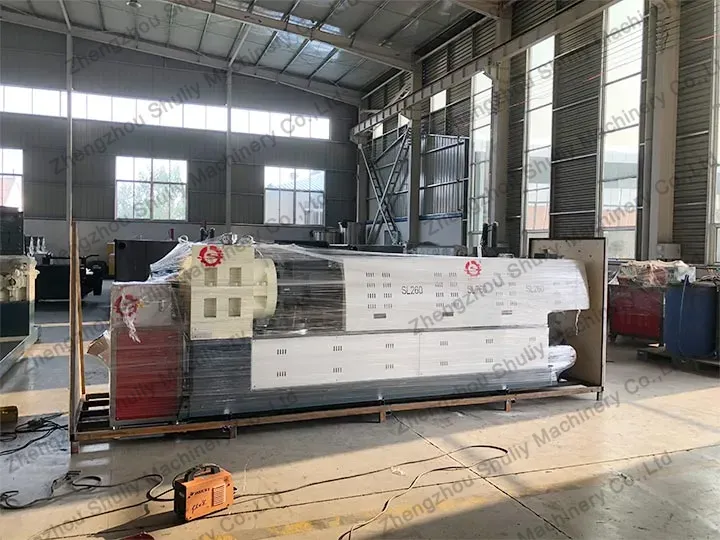 Shipping preparation for hard plastic recycling line