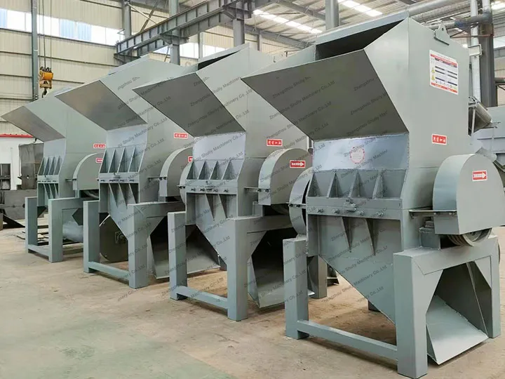 Hard plastic crushing machine in shuliy factory