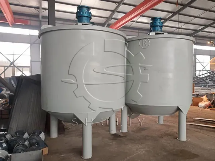 Hot washing tank